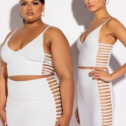 MISBEHAVED BANDAGE CUTOUT MINI SKIRT -helmut shop misbehaved bandage cutout mini skirt white 5 5