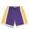 Mitchell & Ness NBA SWINGMAN ROAD SHORTS LAKERS 84-85 1 Mitchell & Ness NBA SWINGMAN ROAD SHORTS LAKERS 84-85 -helmut shop mitchellandnessNBASWNGMNRDSHRTSLKRS84 85PURPLESSMSHGS18235 LALPURP84 1