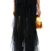MODERN ROYALTY LAYERED MESH MAXI SKIRT