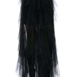 MODERN ROYALTY LAYERED MESH MAXI SKIRT -helmut shop modern royalty layered mesh maxi skirt black 6 6 c1
