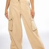 MONEY WIDE LEG CARGO PANTS