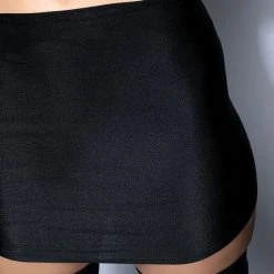 THE MOMENT MINI SKIRT IN BLACK -helmut shop monique mini skirt black 8 8