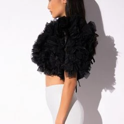 MUST BE DREAMING FLORAL TOP -helmut shop must be dreaming floral top black 5 5