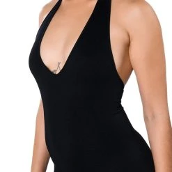 MY EVERYDAY HALTER JUMPSUIT -helmut shop my everyday halter jumpsuit black 8 8
