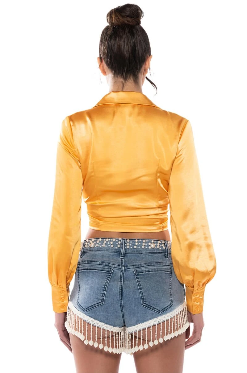 NATALIE TIE FRONT BLOUSE 6 NATALIE TIE FRONT BLOUSE - Image 4