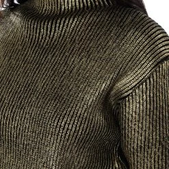 NEBULA METALLIC COATED TURTLENECK SWEATER -helmut shop nebula metallic coated turtleneck sweater multi 6 6