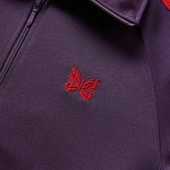 Needles TRACK JACKET -helmut shop needlesTRACKJACKETB DK.PURPLE0750SLQ227 3