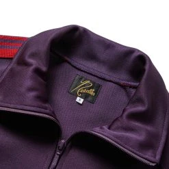 Needles TRACK JACKET -helmut shop needlesTRACKJACKETB DK.PURPLE0750SLQ227 4