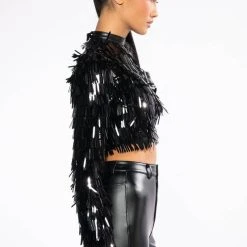 NEO ONE SLEEVED BUCKLE TOP -helmut shop neo one sleeved buckle top black 5 5