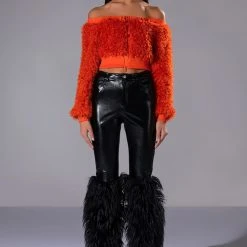 NEW FRIENDS ZIP UP FRINGE TOP 8 NEW FRIENDS ZIP UP FRINGE TOP -helmut shop new friends zip up fringe top orange 2 2