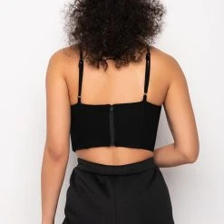 NEW NEW CORSET TANK -helmut shop new new corset tank black 5 5