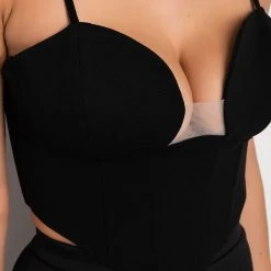 NEW NEW CORSET TANK -helmut shop new new corset tank black 6 6