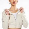 NEW RULES CROPPED HOODIE -helmut shop new rules cropped hoodie ivory 1 1