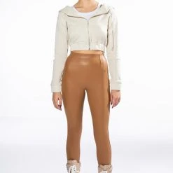 NEW RULES CROPPED HOODIE -helmut shop new rules cropped hoodie ivory 8 8