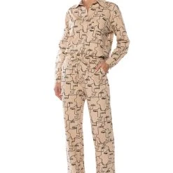 NEW SOCIETY PRINTED BUTTON DOWN TOP -helmut shop new society printed button down top multi 4 4 c1