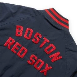 NEW ERA BOSTON RED SOX WARM UP JACKET -helmut shop neweraNE97155MNVREE30526BO26BOSREDNAVYSNE97155M 5