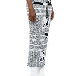 NEWSWORTHY KNIT MAXI SKIRT -helmut shop newsworthy knit maxi skirt black multi 5 5