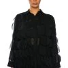 NEXT TIME TEXTURED BUTTON DOWN BLOUSE 1 NEXT TIME TEXTURED BUTTON DOWN BLOUSE -helmut shop next time textured button down blouse black 1 1