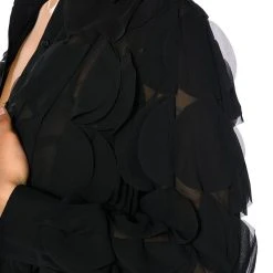 NEXT TIME TEXTURED BUTTON DOWN BLOUSE -helmut shop next time textured button down blouse black 7 7