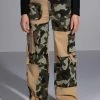 NO HEART PATCHWORK CAMO PANT