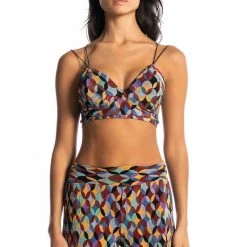 NO PROMISES BRALETTE TOP -helmut shop no promises bralette top multi 4 4