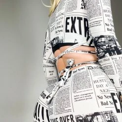 NO READS WRAP FRONT TOP -helmut shop no reads wrap front top black white 5