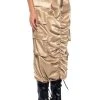 NO STOPPIN ME CARGO MIDI SKIRT -helmut shop no stoppin me cargo midi skirt light brown 2 2