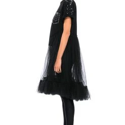 NOT IN THE MOOD OVERSIZED HIGH LOW SHORT SLEEVE TSHIRT -helmut shop not in the mood oversized high low short sleeve tshirt black 4 4 c1 c1 c1 c1