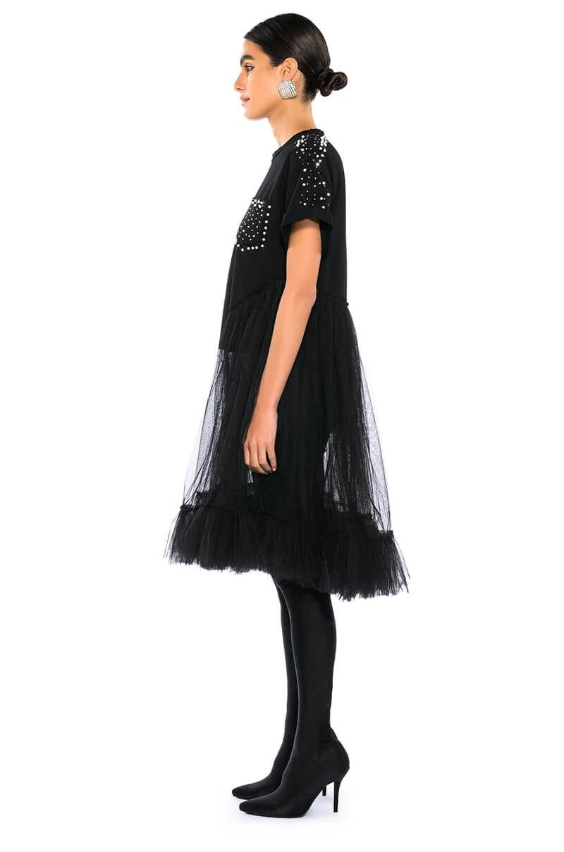 NOT IN THE MOOD OVERSIZED HIGH LOW SHORT SLEEVE TSHIRT - Image 3