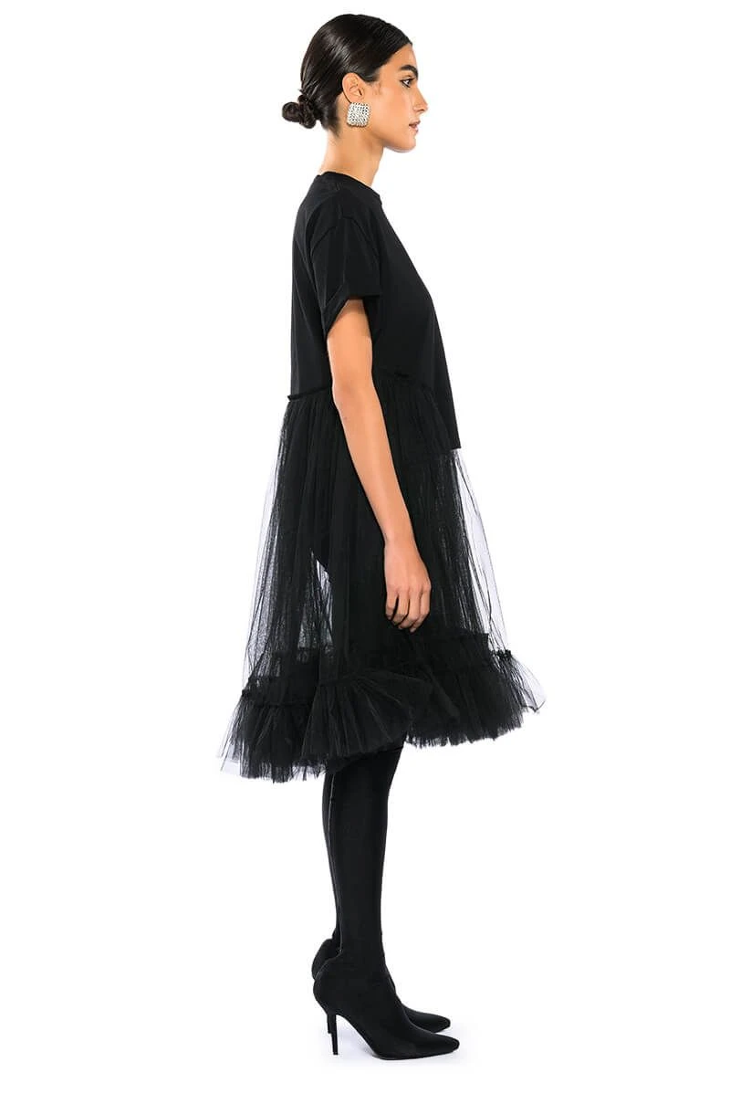 NOT IN THE MOOD OVERSIZED HIGH LOW SHORT SLEEVE TSHIRT - Image 4