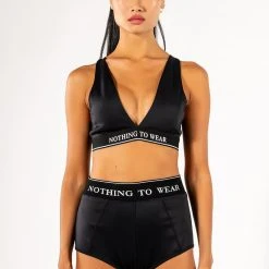 NOTHING TO WEAR BRALETTE -helmut shop nothing to wear bralette black 4 4