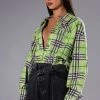 NOW YOU SEE ME SEQUIN SHIRT JACKET -helmut shop now you see me sequin shirt jacket green multi 1 1
