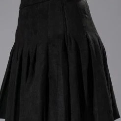 ON MY OWN PLEATED SKIRT -helmut shop on my own pleated skirt black 10 10 c1