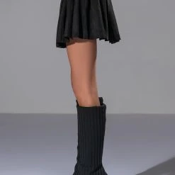 ON MY OWN PLEATED SKIRT -helmut shop on my own pleated skirt black 8 8 c1