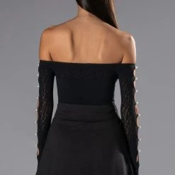 ON ONE SEAMLESS CUTOUT BODYSUIT -helmut shop on one seamless cutout bodysuit black 6 6 c1