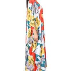 ON THE PATIO KAFTAN -helmut shop on the patio kaftan yellow multi 4 4