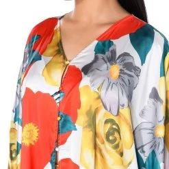 ON THE PATIO KAFTAN -helmut shop on the patio kaftan yellow multi 6 6