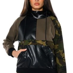 ONE AND ONLY COLORBLOCK SWEATSHIRT 12 ONE AND ONLY COLORBLOCK SWEATSHIRT -helmut shop one and only colorblock sweatshirt brown multi 2 2 c1