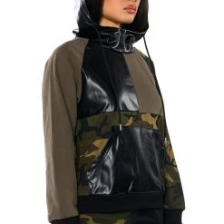 ONE AND ONLY COLORBLOCK SWEATSHIRT 14 ONE AND ONLY COLORBLOCK SWEATSHIRT -helmut shop one and only colorblock sweatshirt brown multi 4 4 c1