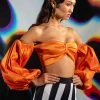 ONLY ONE OFF THE SHOULDER BLOUSE -helmut shop only one off the shoulder blouse orange 1 1