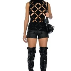 PARALLEL DIMENSION SLEEVELESS TURTLENECK -helmut shop parallel dimension sleeveless turtleneck black 4 4