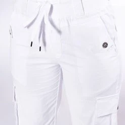 PARKER WIDE LEG CARGO PANTS -helmut shop parker wide leg cargo pants white 6 6