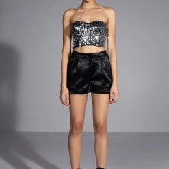 PASSIONE SATIN SHORTS -helmut shop passione satin shorts black 2 2 c1 c1 c1