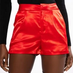 PASSIONE SATIN SHORTS -helmut shop passione satin shorts red 2 2 c1 c1