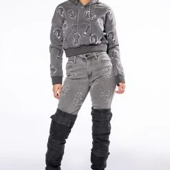 PATCH DETAIL SOFT DENIM HOODIE -helmut shop patch detail soft denim hoodie grey 3 3