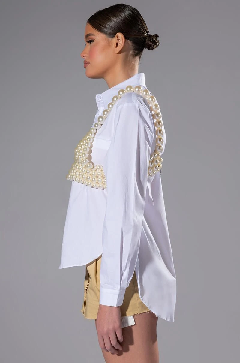 PEARLS OF WISDOM CROP BRALETTE 6 PEARLS OF WISDOM CROP BRALETTE - Image 4