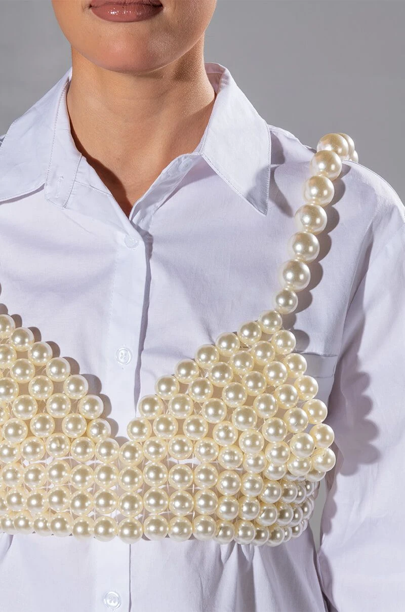 PEARLS OF WISDOM CROP BRALETTE 8 PEARLS OF WISDOM CROP BRALETTE - Image 6