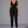 PERFECT FIT SLEEVELESS BELTED JUMPSUIT 2 PERFECT FIT SLEEVELESS BELTED JUMPSUIT -helmut shop perfect fit sleeveless belted jumpsuit black 1 1