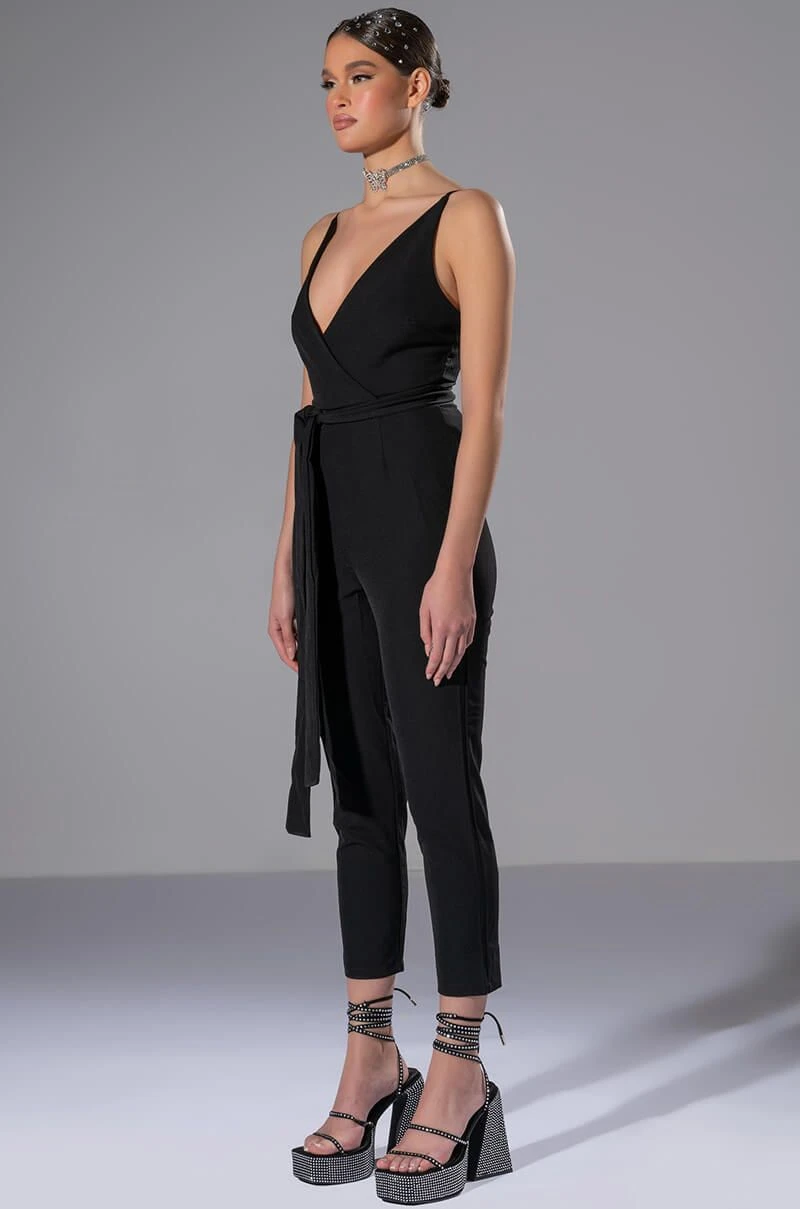 PERFECT FIT SLEEVELESS BELTED JUMPSUIT 4 PERFECT FIT SLEEVELESS BELTED JUMPSUIT - Image 2