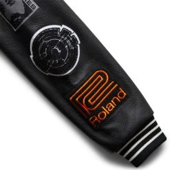 Pleasures MOWAX VARSITY -helmut shop pleasuresMOWAXVARSITYBLACKWHITEMP22U013 BLACK 7